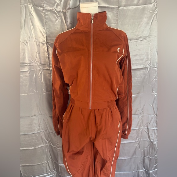 HOUSE OF CB sister brand MISTRESS ROCKS Brown Rust Tracksuit sporty chic - Picture 4 of 7
